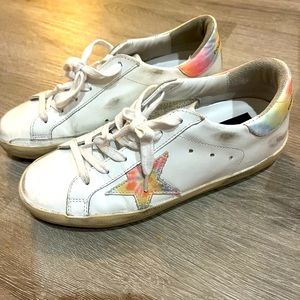 Size 37 EUC Golden Goose Superstars